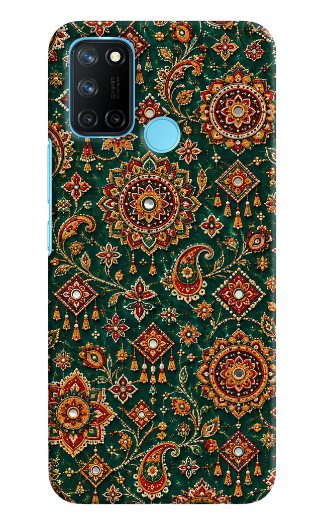 Green Pataka Realme C17/Realme 7i Hard Case Back Cover by Casekaro