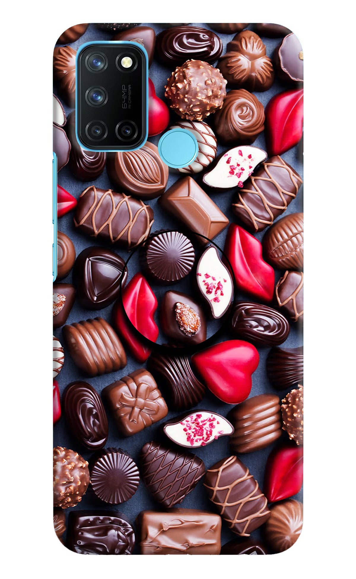 Chocolates Realme C17/Realme 7i Pop Case by Casekaro