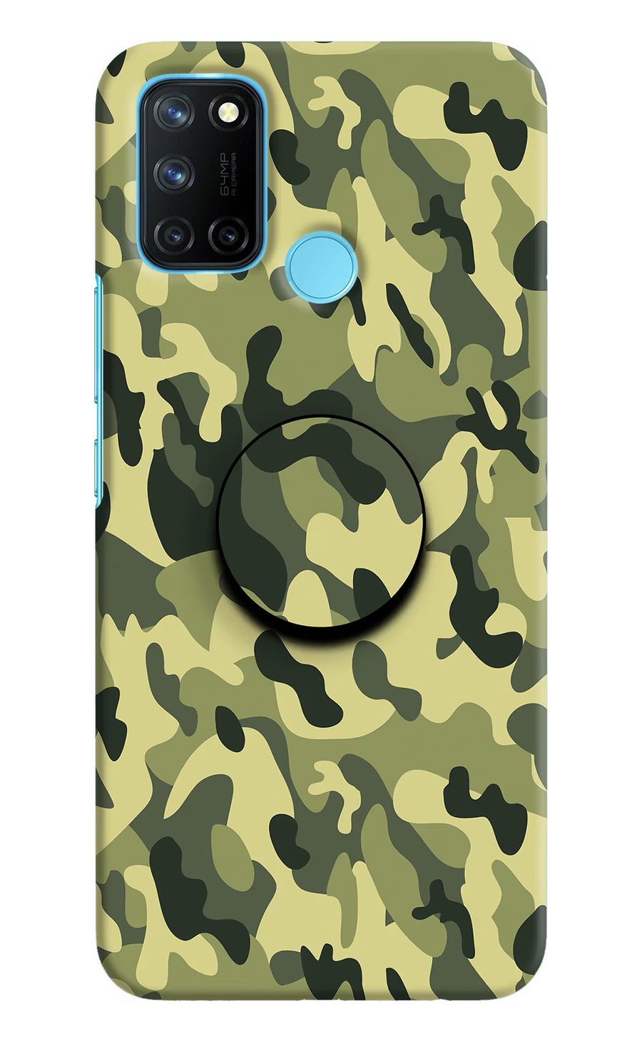 Camouflage Realme C17/Realme 7i Pop Case, Hard case