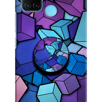 Cubic Abstract Realme C17/Realme 7i Pop Case by Casekaro