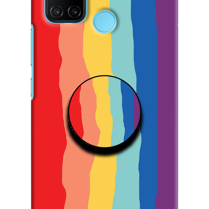Rainbow Realme C17/Realme 7i Pop Case by Casekaro