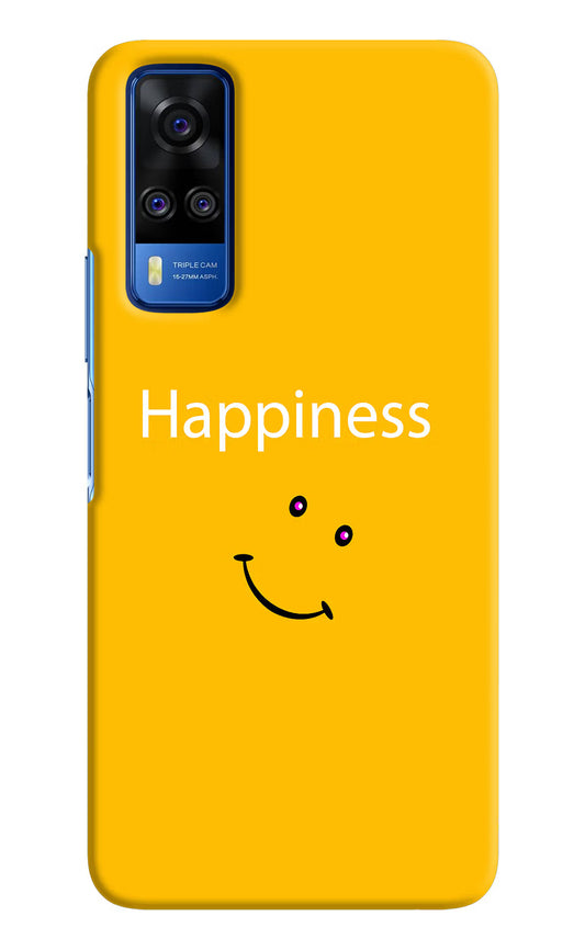 Happiness With Smiley Vivo Y51A/Y51 2020 Hard Case Back Cover by Casekaro