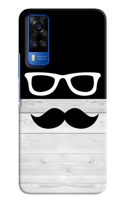 Mustache Vivo Y51A/Y51 2020 Hard Case Back Cover by Casekaro