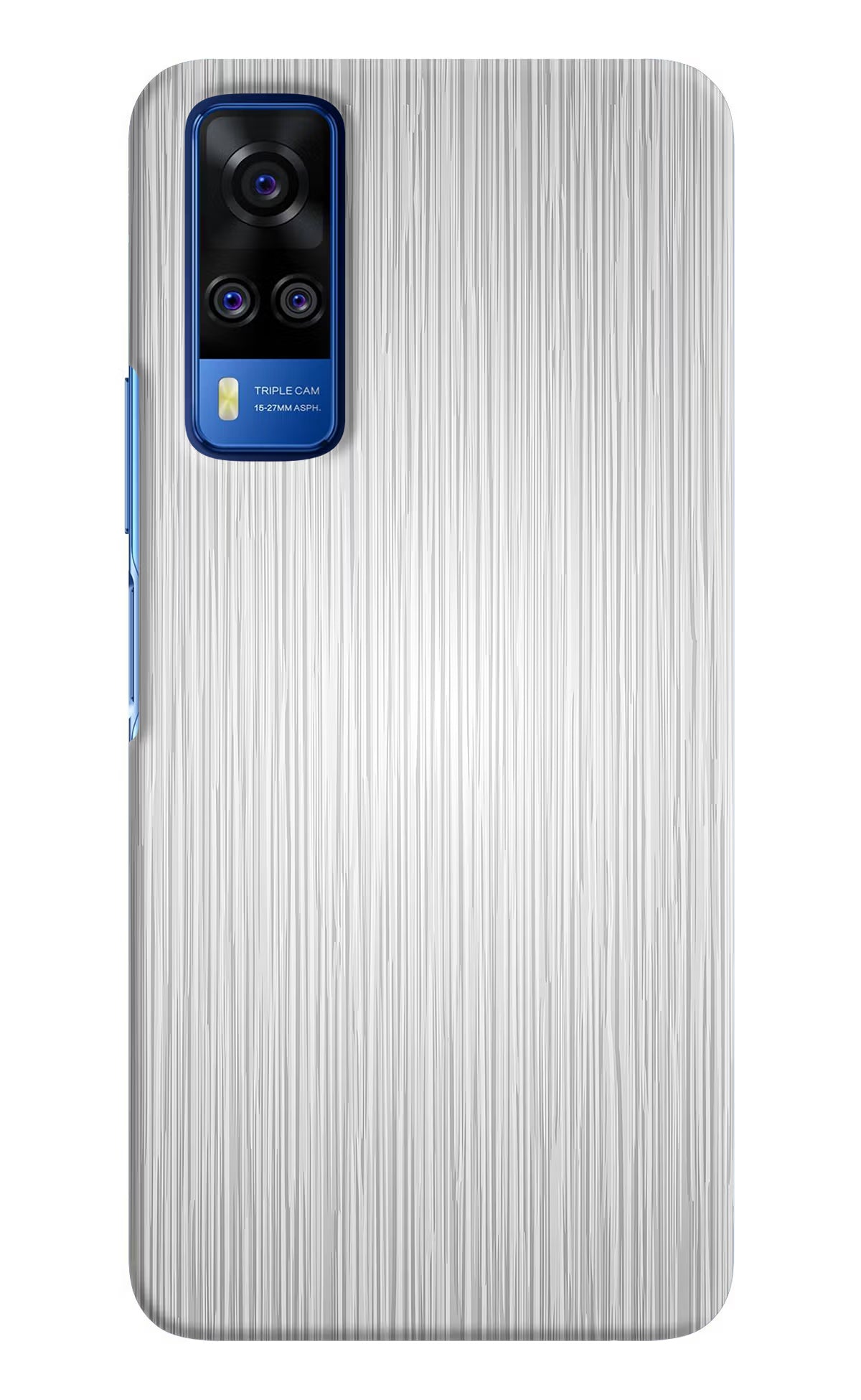 Wooden Grey Texture Vivo Y51A/Y51 2020 Hard Case Back Cover by Casekaro