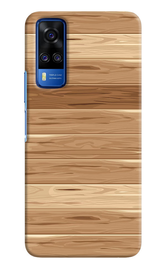 Wooden Vector Vivo Y51A/Y51 2020 Hard Case Back Cover by Casekaro