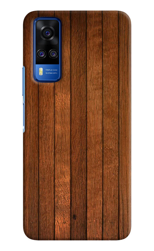 Wooden Artwork Bands Vivo Y51A/Y51 2020 Hard Case Back Cover by Casekaro