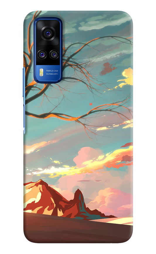 Scenery Vivo Y51A/Y51 2020 Hard Case Back Cover by Casekaro