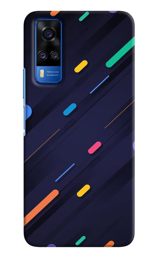 Abstract Design Vivo Y51A/Y51 2020 Hard Case Back Cover by Casekaro