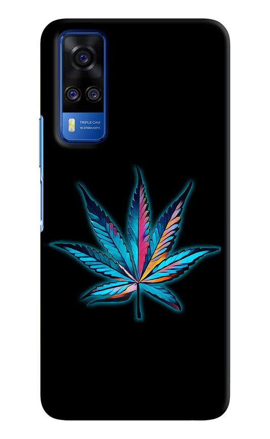 Weed Vivo Y51A/Y51 2020 Hard Case Back Cover by Casekaro
