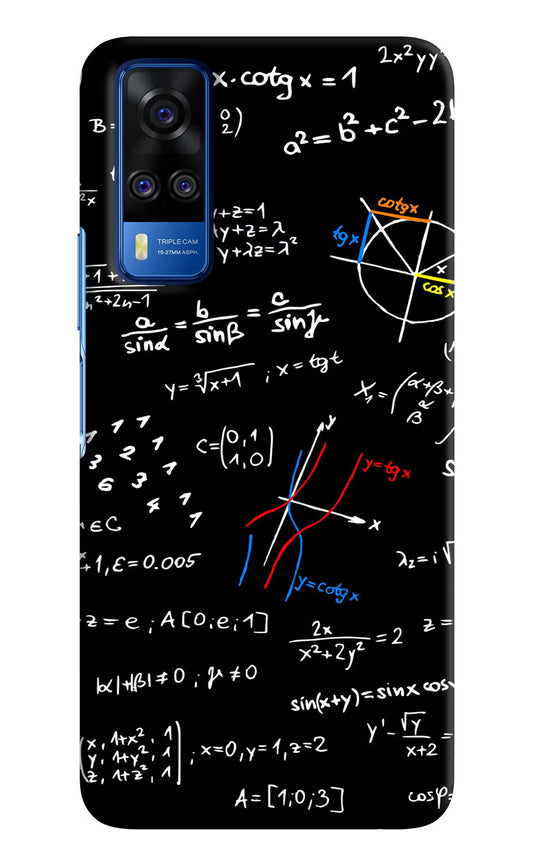 Mathematics Formula Vivo Y51A/Y51 2020 Hard Case Back Cover by Casekaro