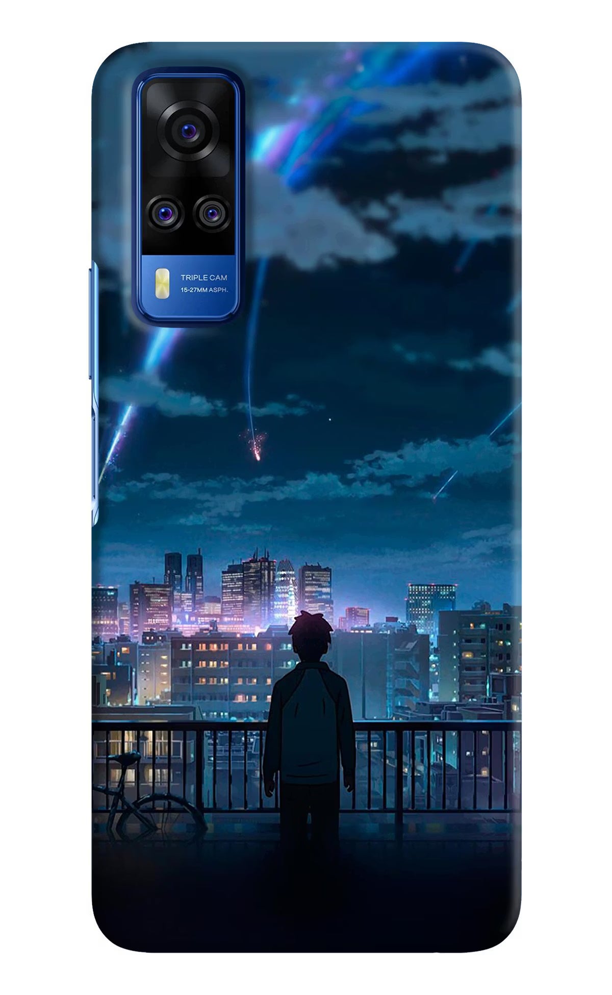 Anime Vivo Y51A/Y51 2020 Hard Case Back Cover by Casekaro