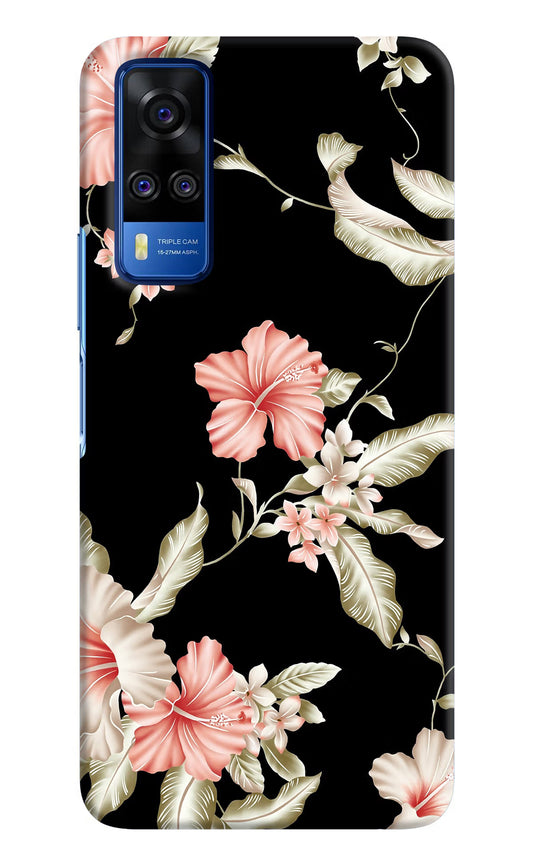 Flowers Vivo Y51A/Y51 2020 Hard Case Back Cover by Casekaro