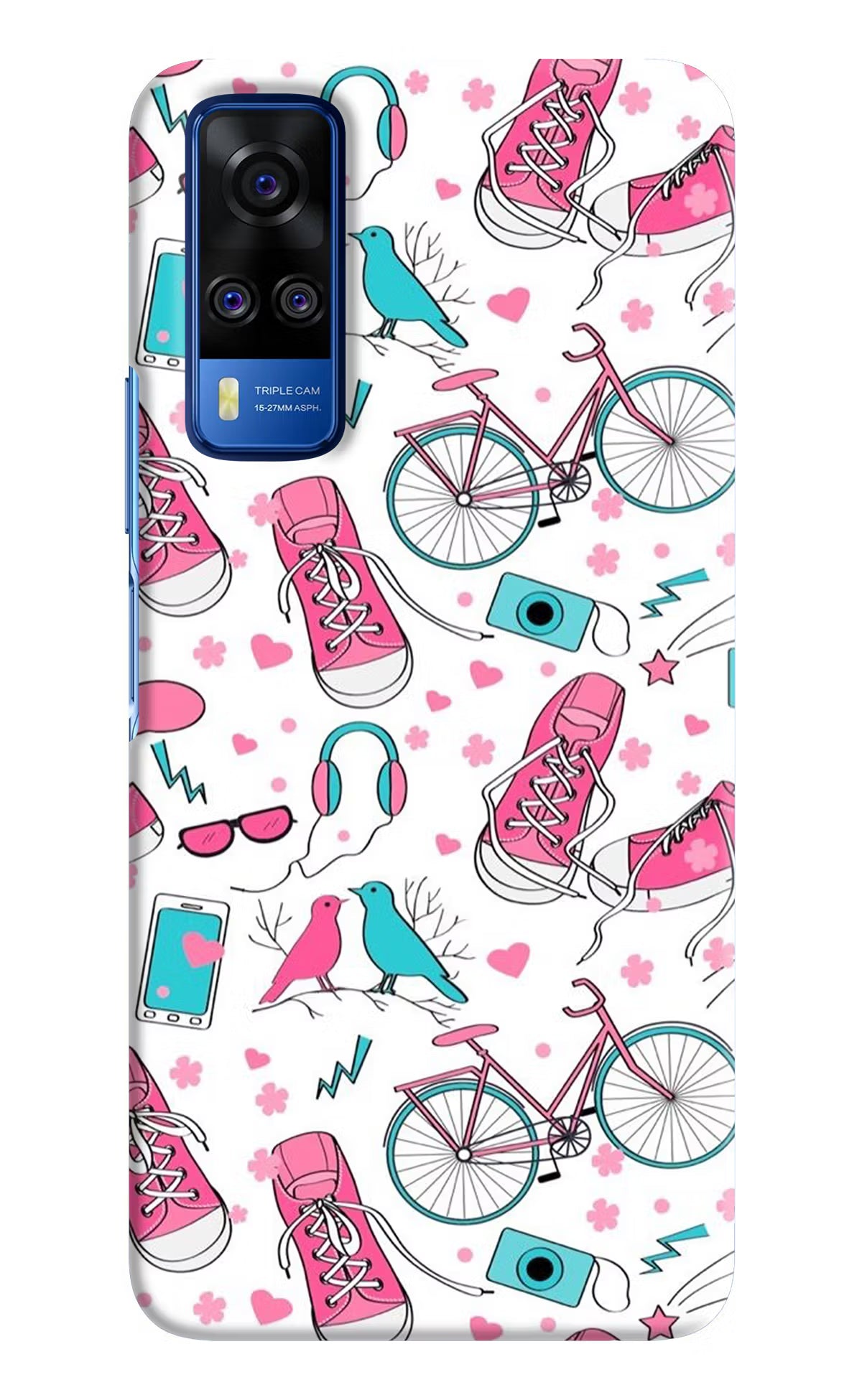 Artwork Vivo Y51A/Y51 2020 Hard Case Back Cover by Casekaro