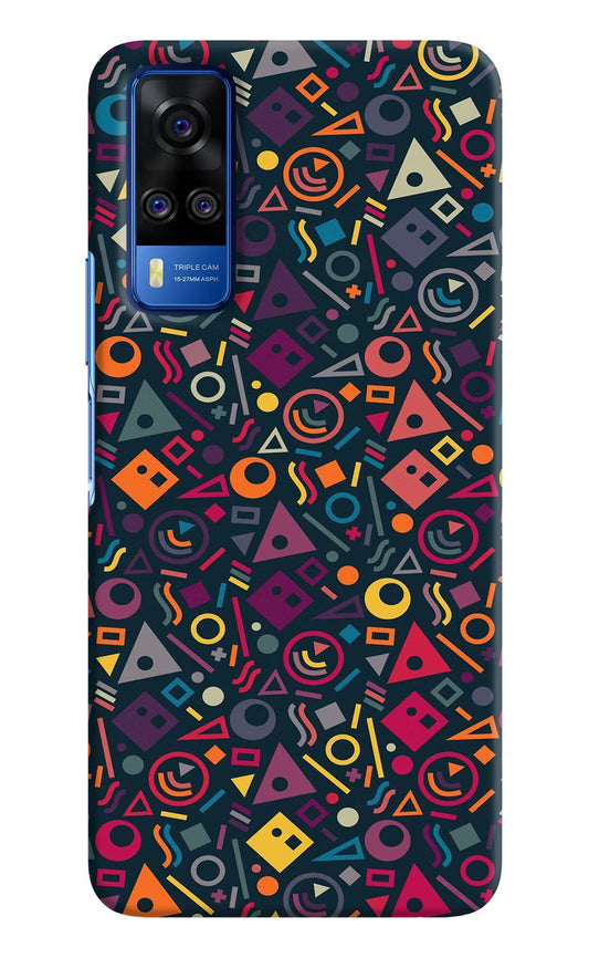 Geometric Abstract Vivo Y51A/Y51 2020 Hard Case Back Cover by Casekaro