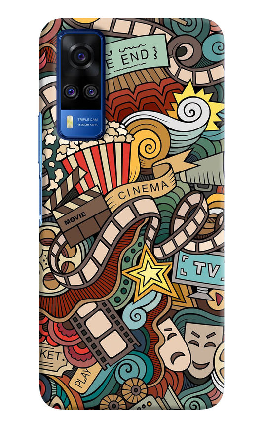 Cinema Abstract Vivo Y51A/Y51 2020 Hard Case Back Cover by Casekaro