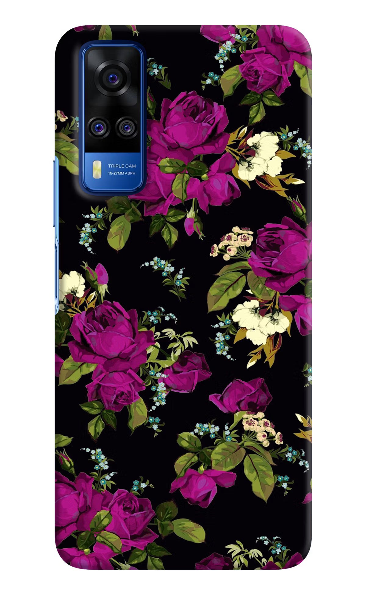 Flowers Vivo Y51A/Y51 2020 Hard Case Back Cover by Casekaro