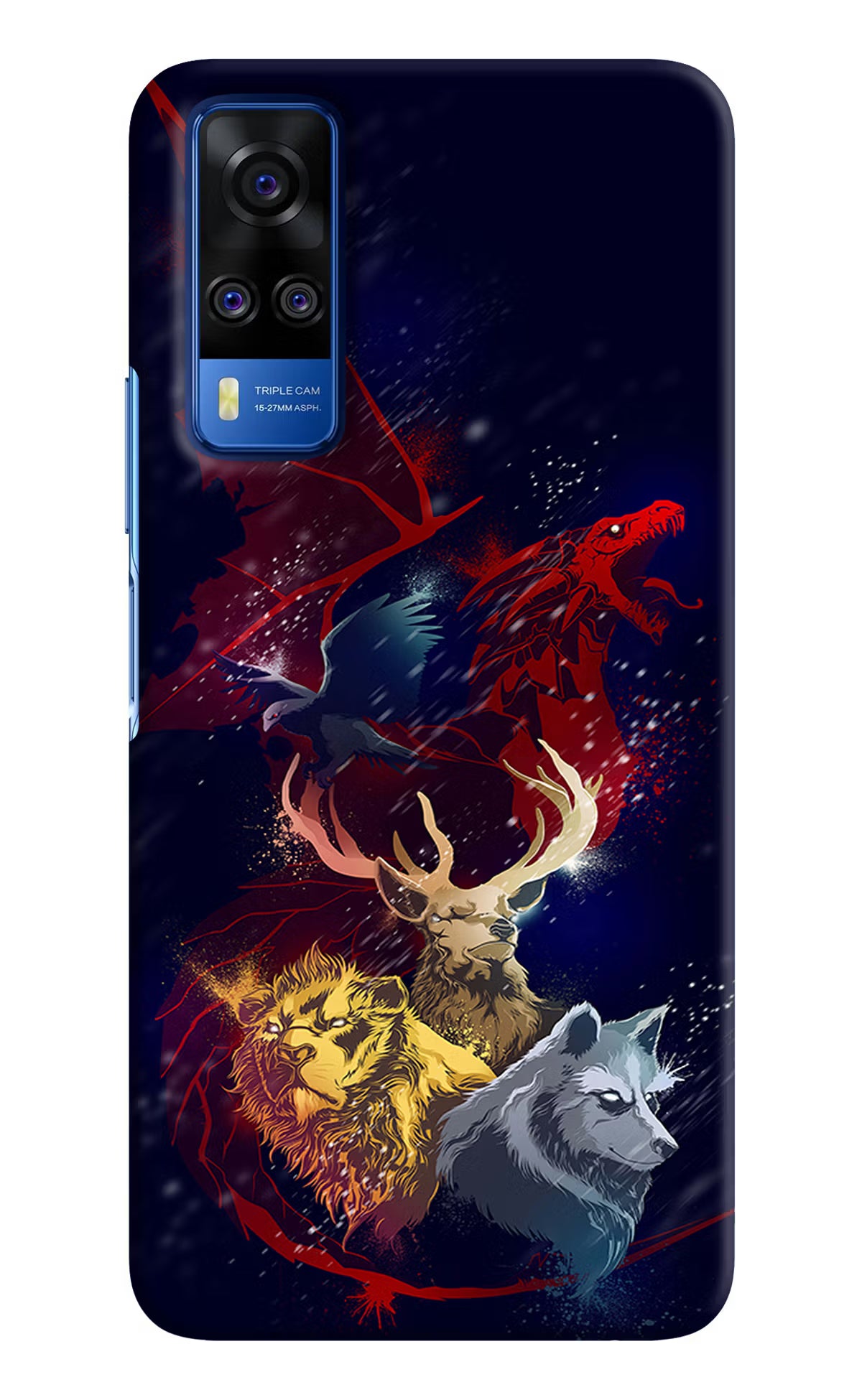 Game Of Thrones Vivo Y51A/Y51 2020 Hard Case Back Cover by Casekaro