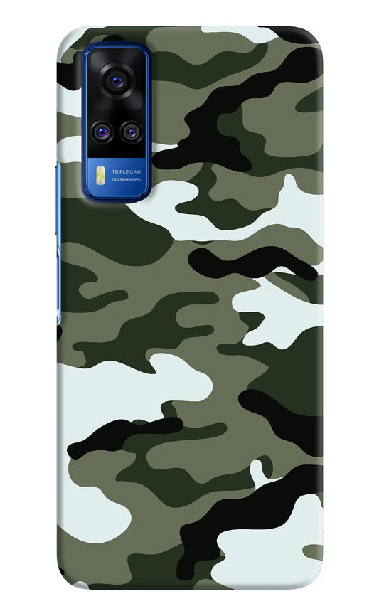 Camouflage Vivo Y51A/Y51 2020 Hard Case Back Cover by Casekaro