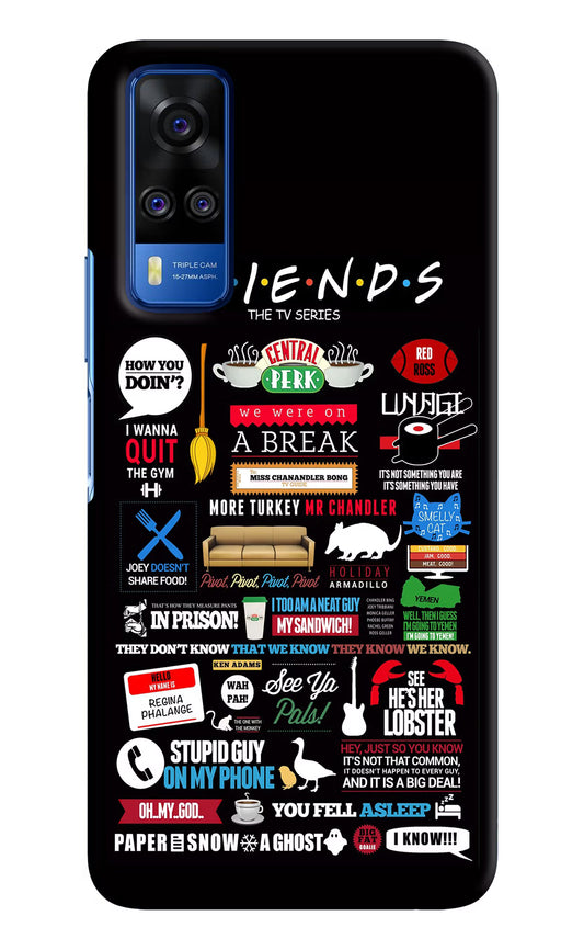 FRIENDS Vivo Y51A/Y51 2020 Hard Case Back Cover by Casekaro