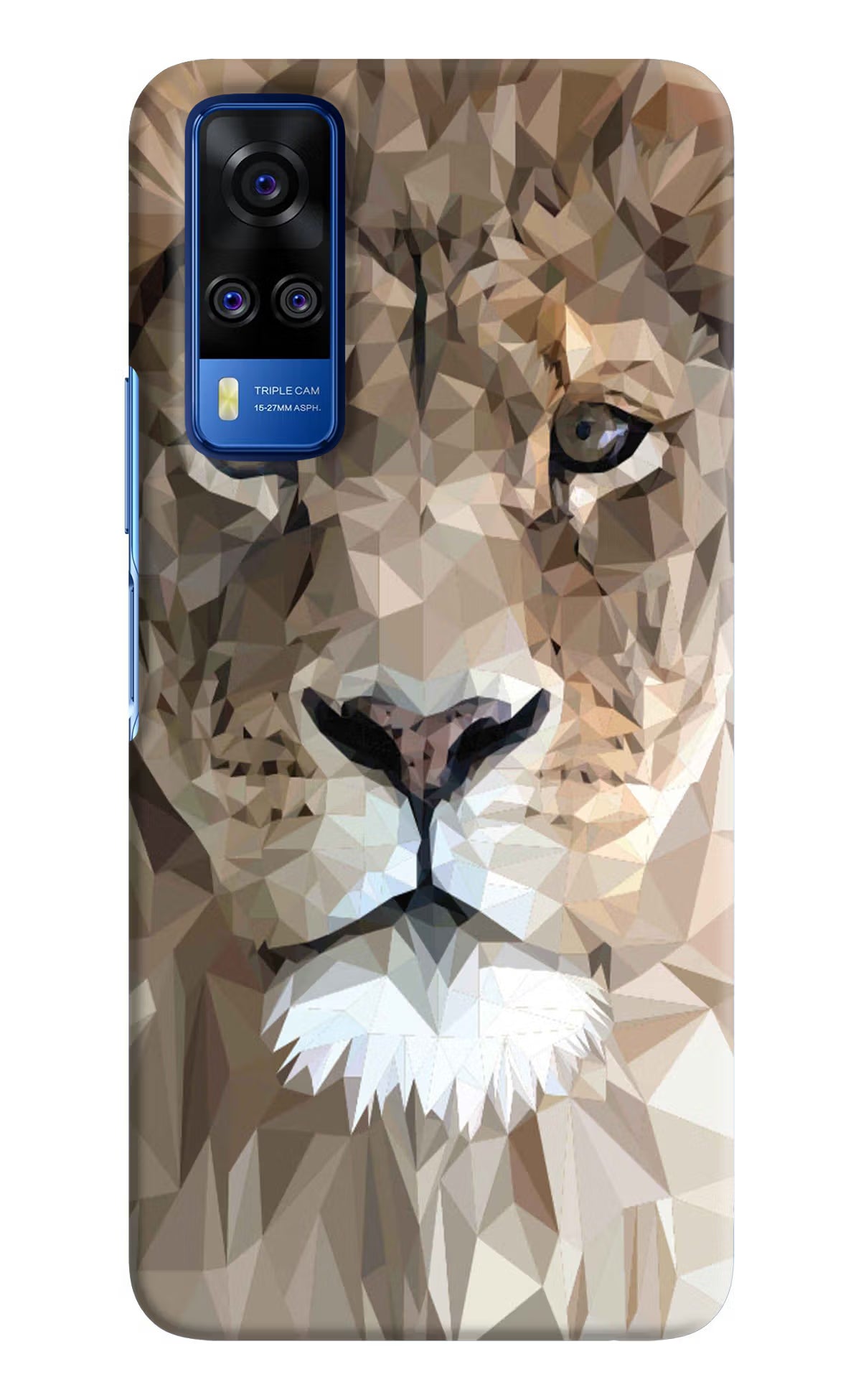 Lion Art Vivo Y51A/Y51 2020 Hard Case Back Cover by Casekaro