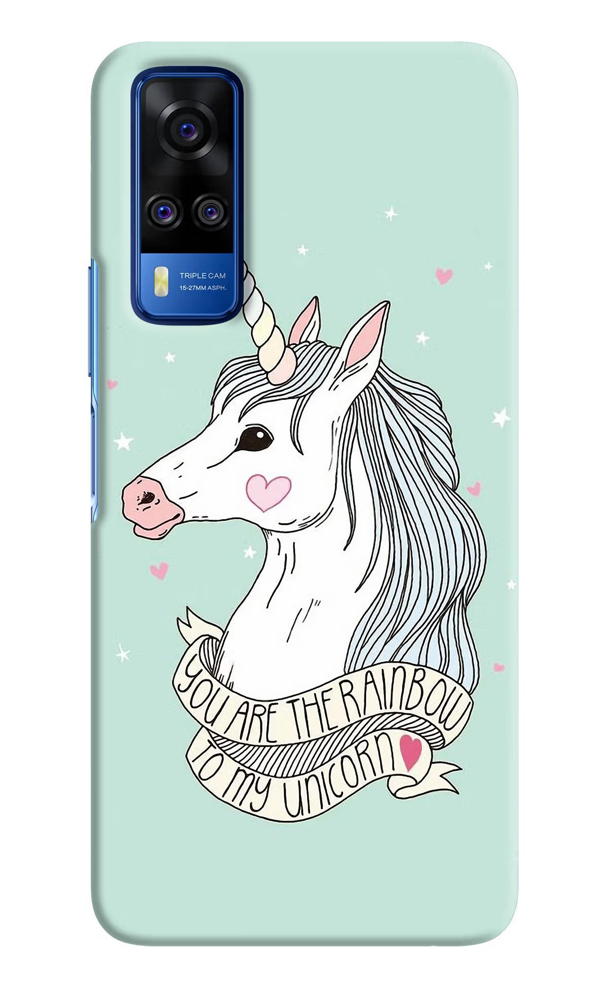 Unicorn Wallpaper Vivo Y51A/Y51 2020 Hard Case Back Cover by Casekaro
