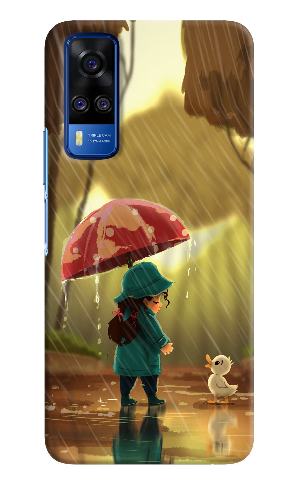 Rainy Day Vivo Y51A/Y51 2020 Hard Case Back Cover by Casekaro