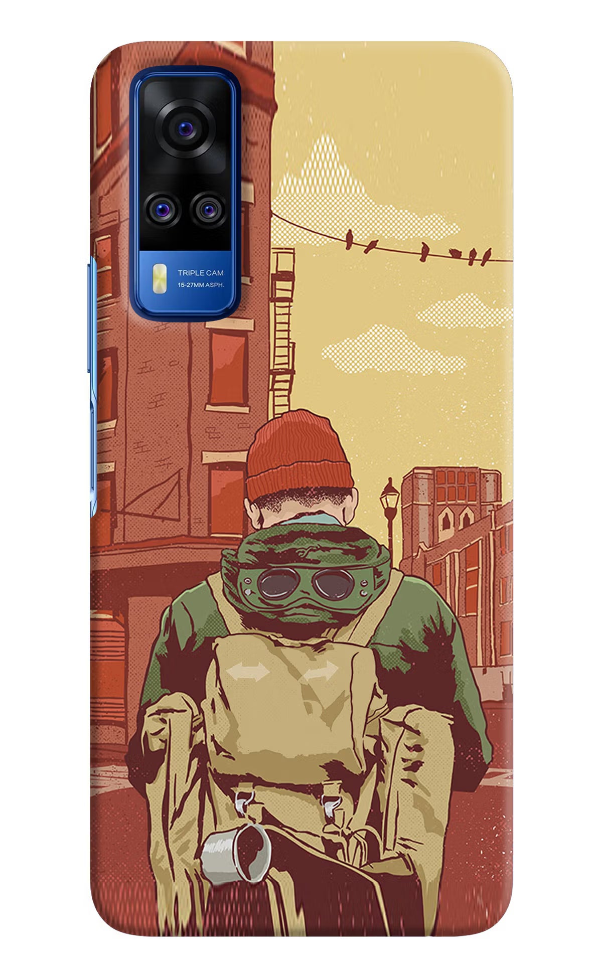 Adventurous Vivo Y51A/Y51 2020 Hard Case Back Cover by Casekaro