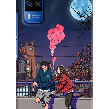 Chilling Couple Vivo Y51A/Y51 2020 Hard Case Back Cover by Casekaro