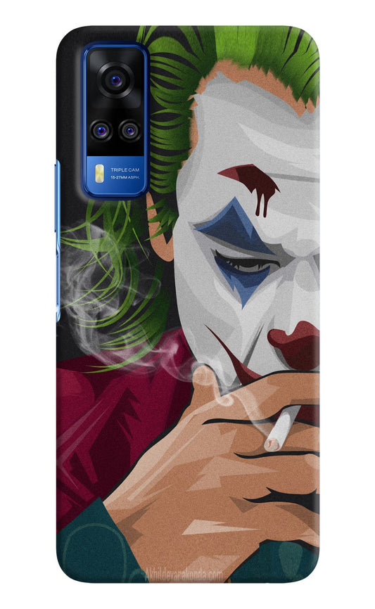 Joker Smoking Vivo Y51A/Y51 2020 Hard Case Back Cover by Casekaro