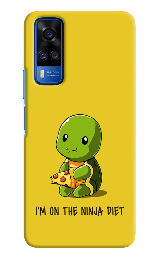 I'm on Ninja Diet Vivo Y51A/Y51 2020 Hard Case Back Cover by Casekaro