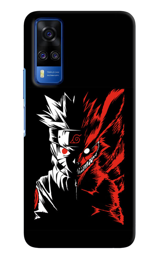Naruto Two Face Vivo Y51A/Y51 2020 Hard Case Back Cover by Casekaro