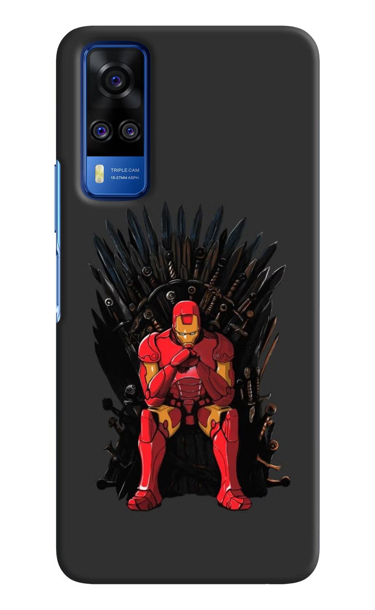 Ironman Throne Vivo Y51A/Y51 2020 Hard Case Back Cover by Casekaro
