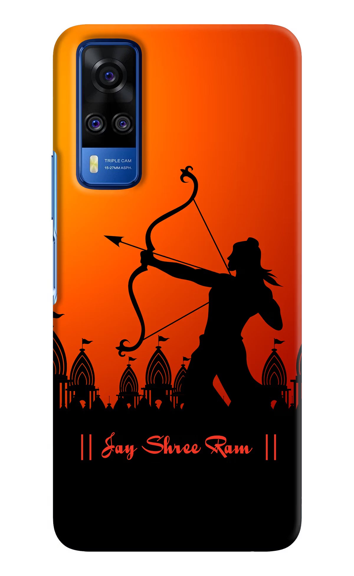 Lord Ram - 4 Vivo Y51A/Y51 2020 Hard Case Back Cover by Casekaro