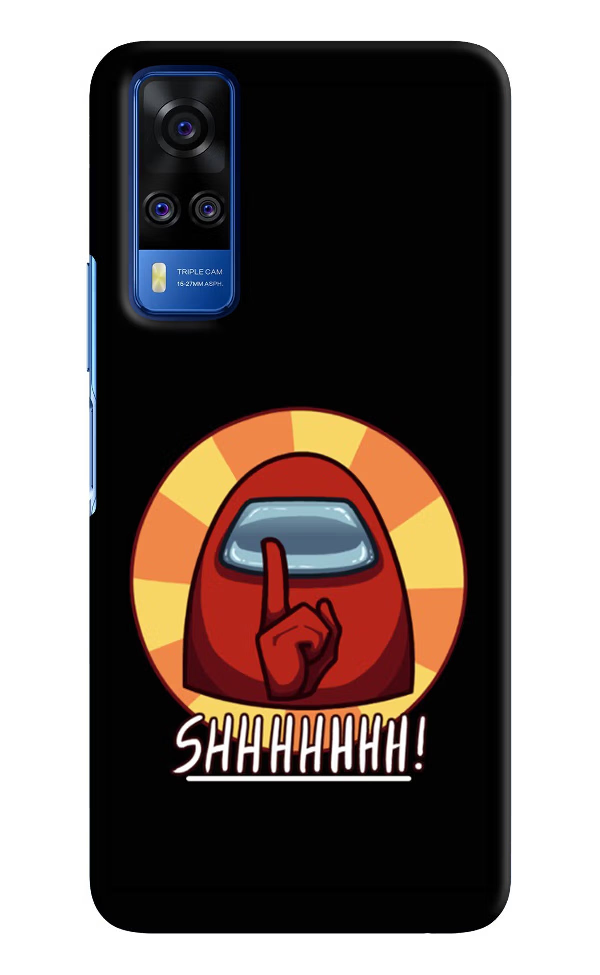 Among Us Shhh! Vivo Y51A/Y51 2020 Hard Case Back Cover by Casekaro