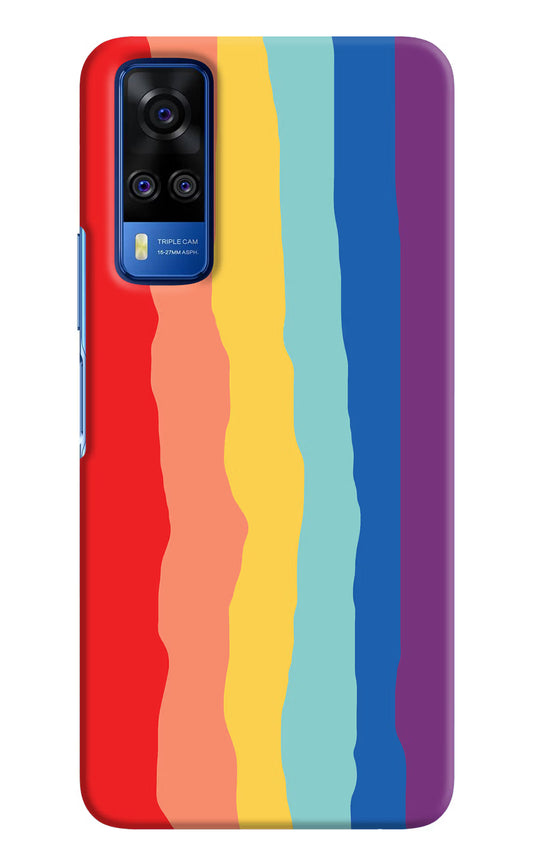 Rainbow Vivo Y51A/Y51 2020 Hard Case Back Cover by Casekaro