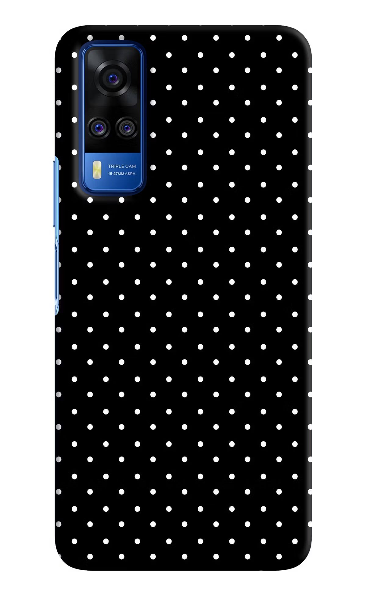 White Dots Vivo Y51A/Y51 2020 Hard Case Back Cover by Casekaro