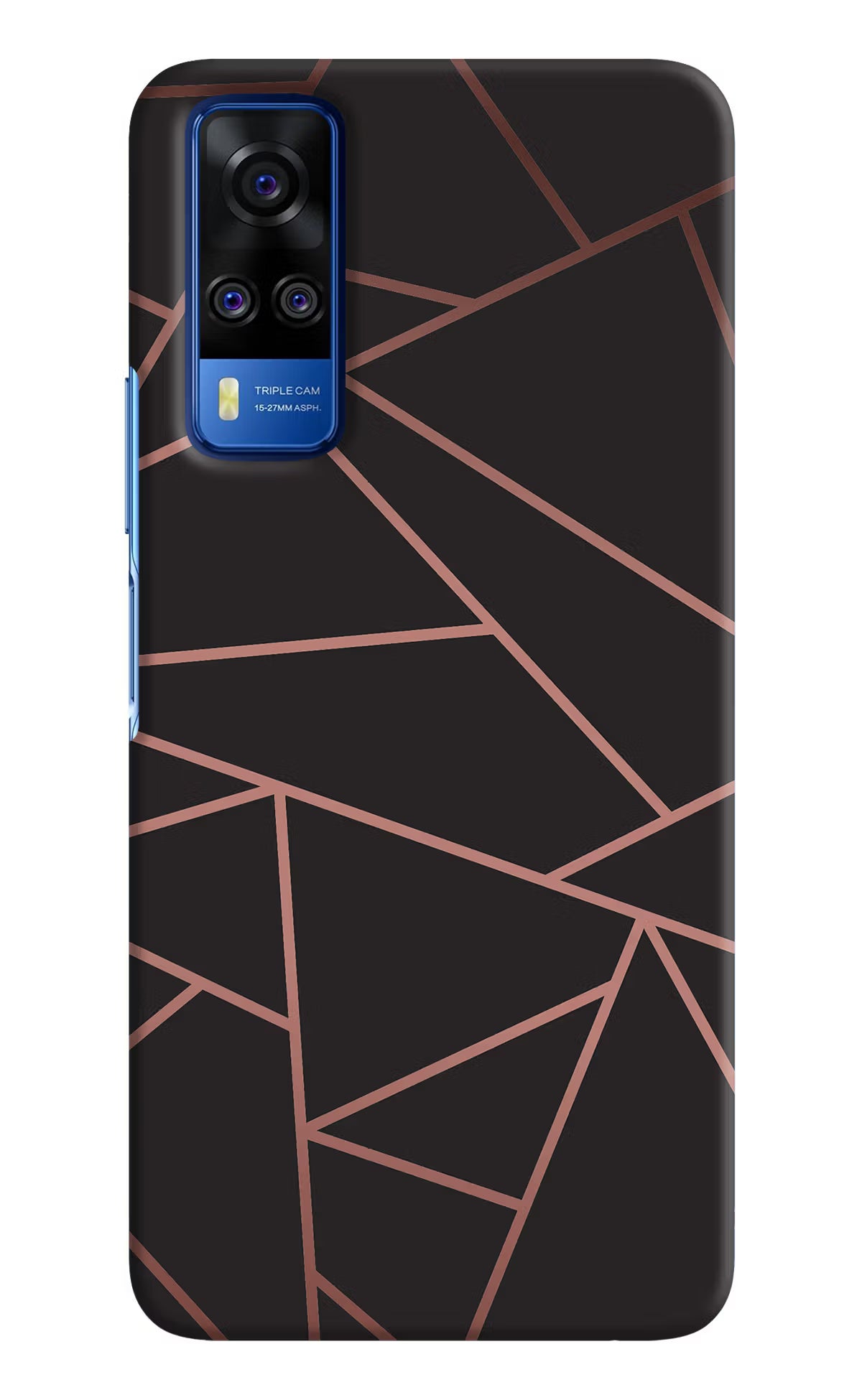 Geometric Pattern Vivo Y51A/Y51 2020 Hard Case Back Cover by Casekaro