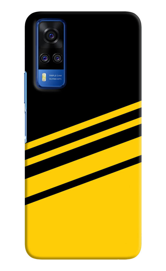 Yellow Shades Vivo Y51A/Y51 2020 Hard Case Back Cover by Casekaro