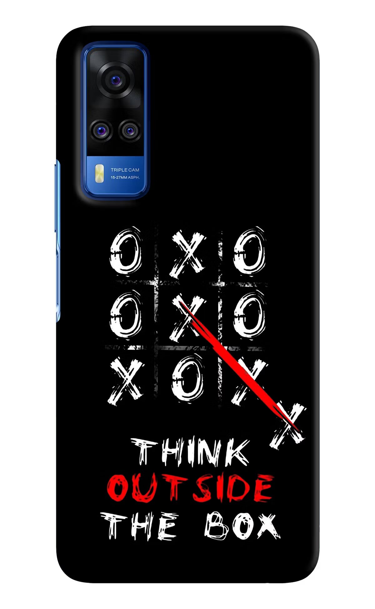 Think out of the BOX Vivo Y51A/Y51 2020 Hard Case Back Cover by Casekaro
