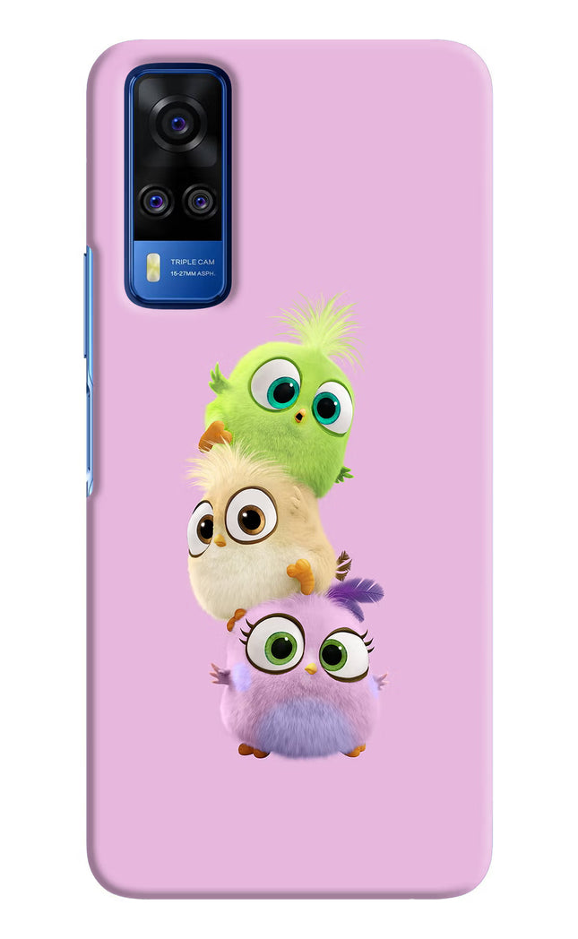 Cute Little Birds Vivo Y51A/Y51 2020 Hard Case Back Cover by Casekaro