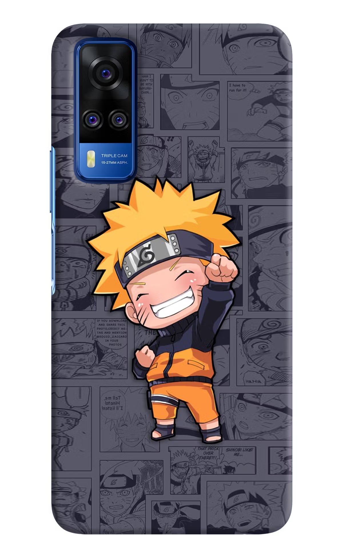 Chota Naruto Vivo Y51A/Y51 2020 Hard Case Back Cover by Casekaro