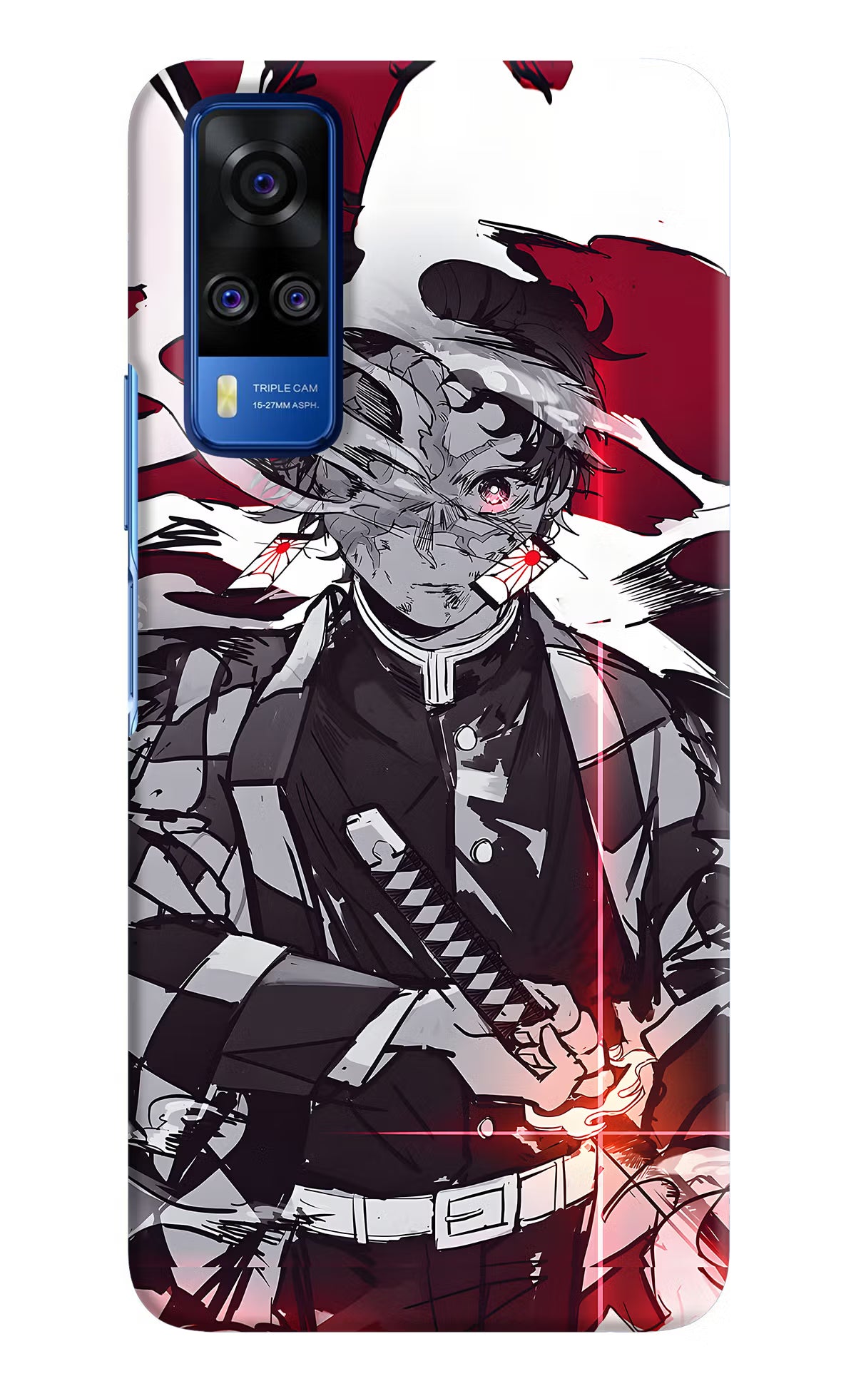 Demon Slayer Vivo Y51A/Y51 2020 Hard Case Back Cover by Casekaro