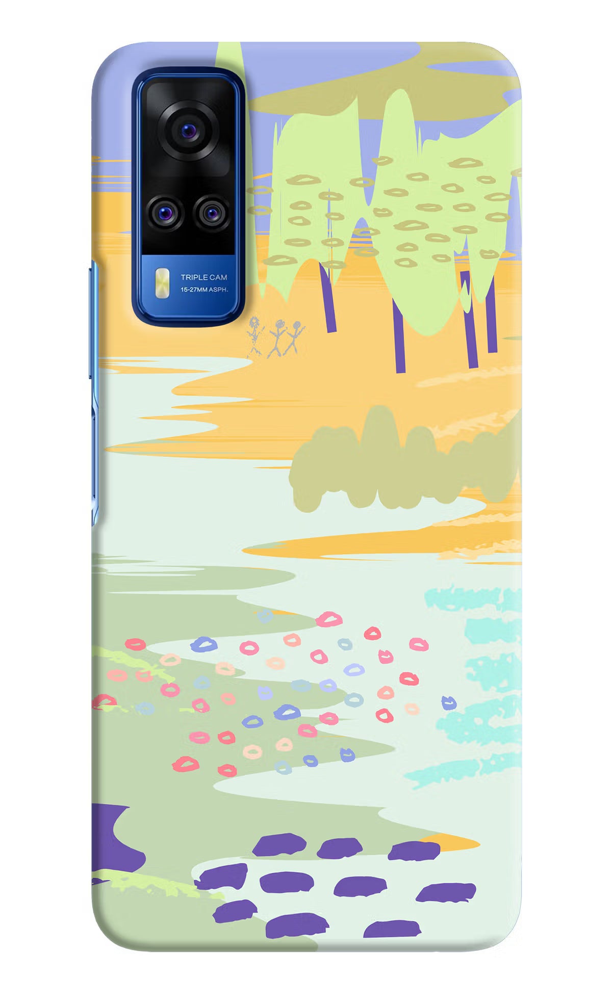 Scenery Vivo Y51A/Y51 2020 Hard Case Back Cover by Casekaro