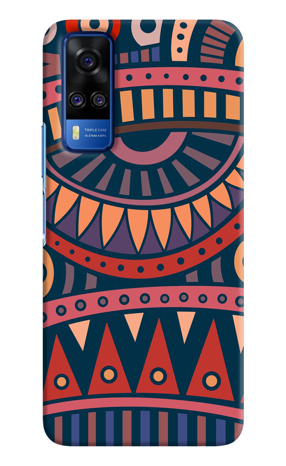 African Culture Design Vivo Y51A/Y51 2020 Hard Case Back Cover by Casekaro