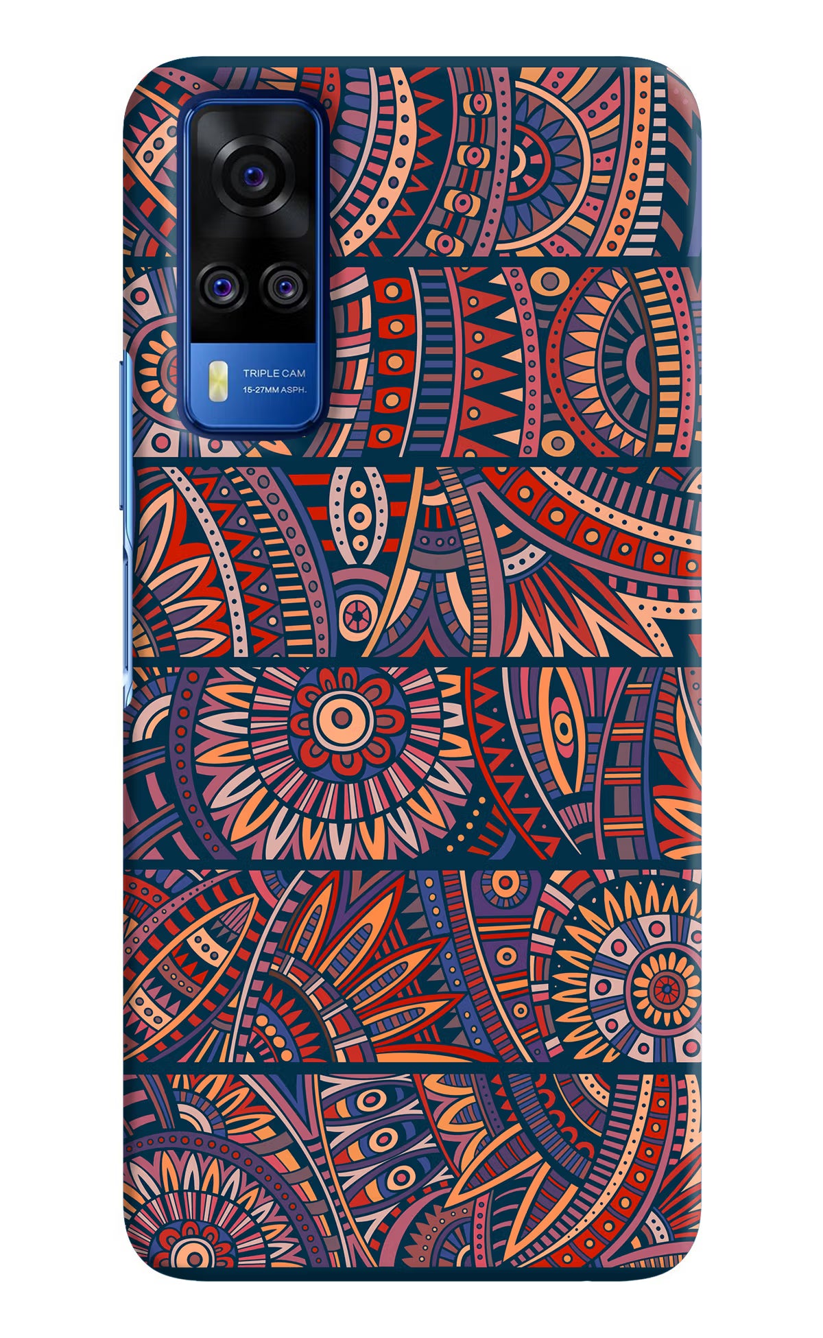 African Culture Design Vivo Y51A/Y51 2020 Hard Case Back Cover by Casekaro