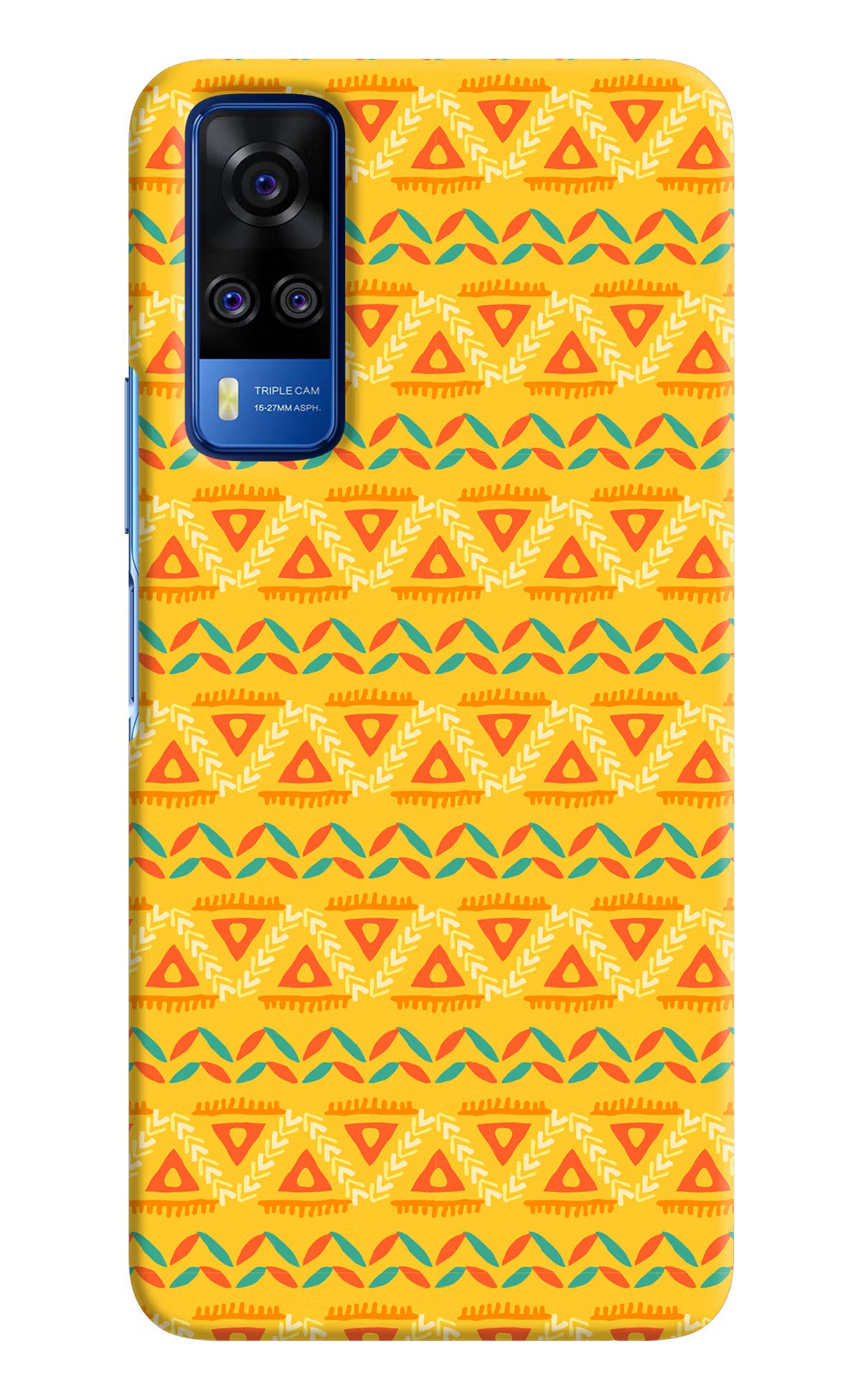 Tribal Pattern Vivo Y51A/Y51 2020 Hard Case Back Cover by Casekaro