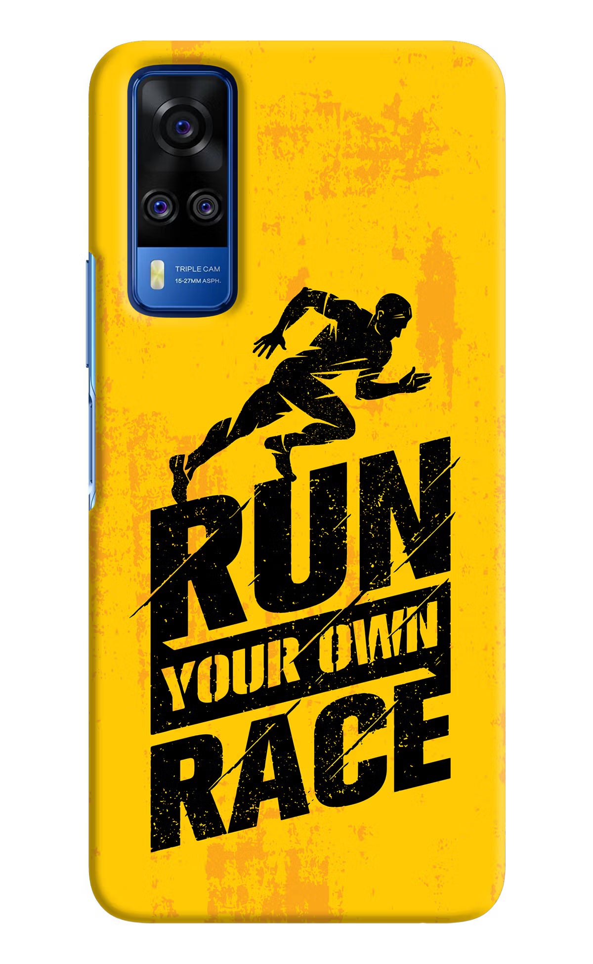 Run Your Own Race Vivo Y51A/Y51 2020 Hard Case Back Cover by Casekaro
