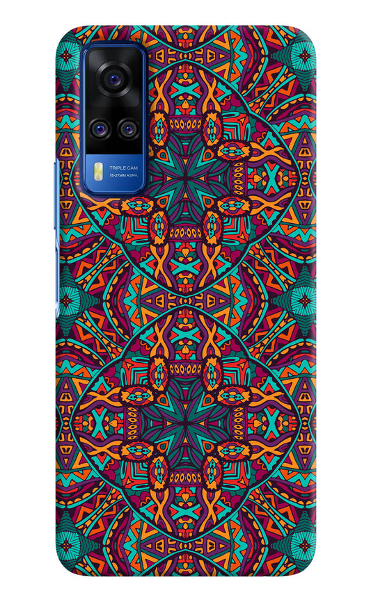Colour Mandala Vivo Y51A/Y51 2020 Hard Case Back Cover by Casekaro