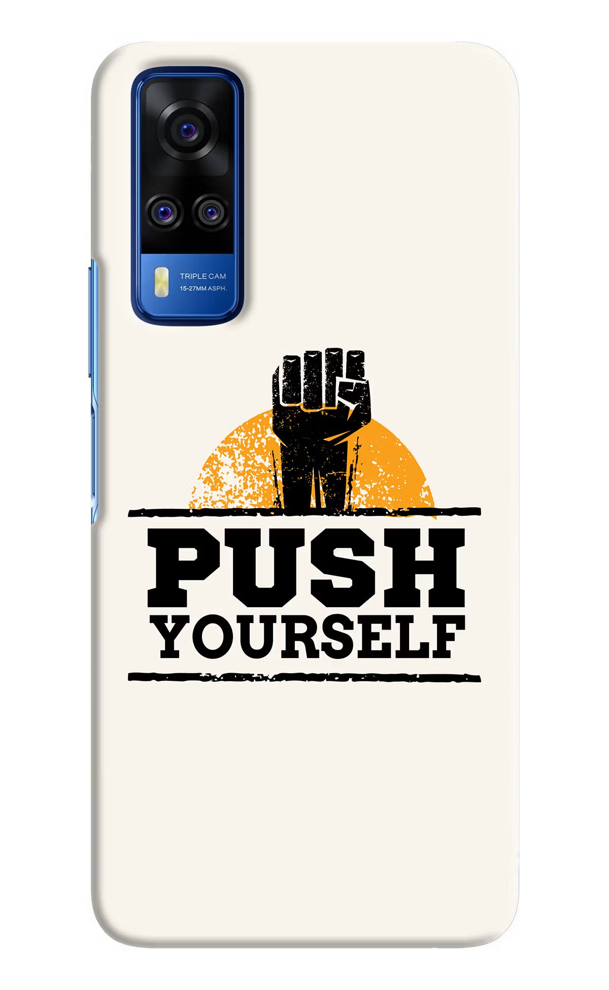 Push Yourself Vivo Y51A/Y51 2020 Hard Case Back Cover by Casekaro