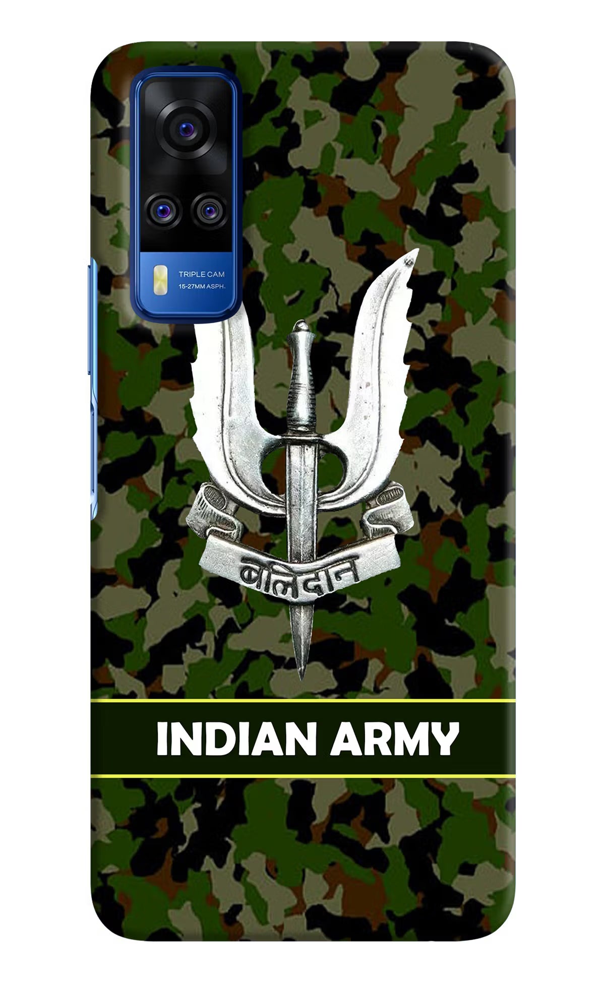 Balidan Indian Logo Vivo Y51A/Y51 2020 Hard Case Back Cover by Casekaro